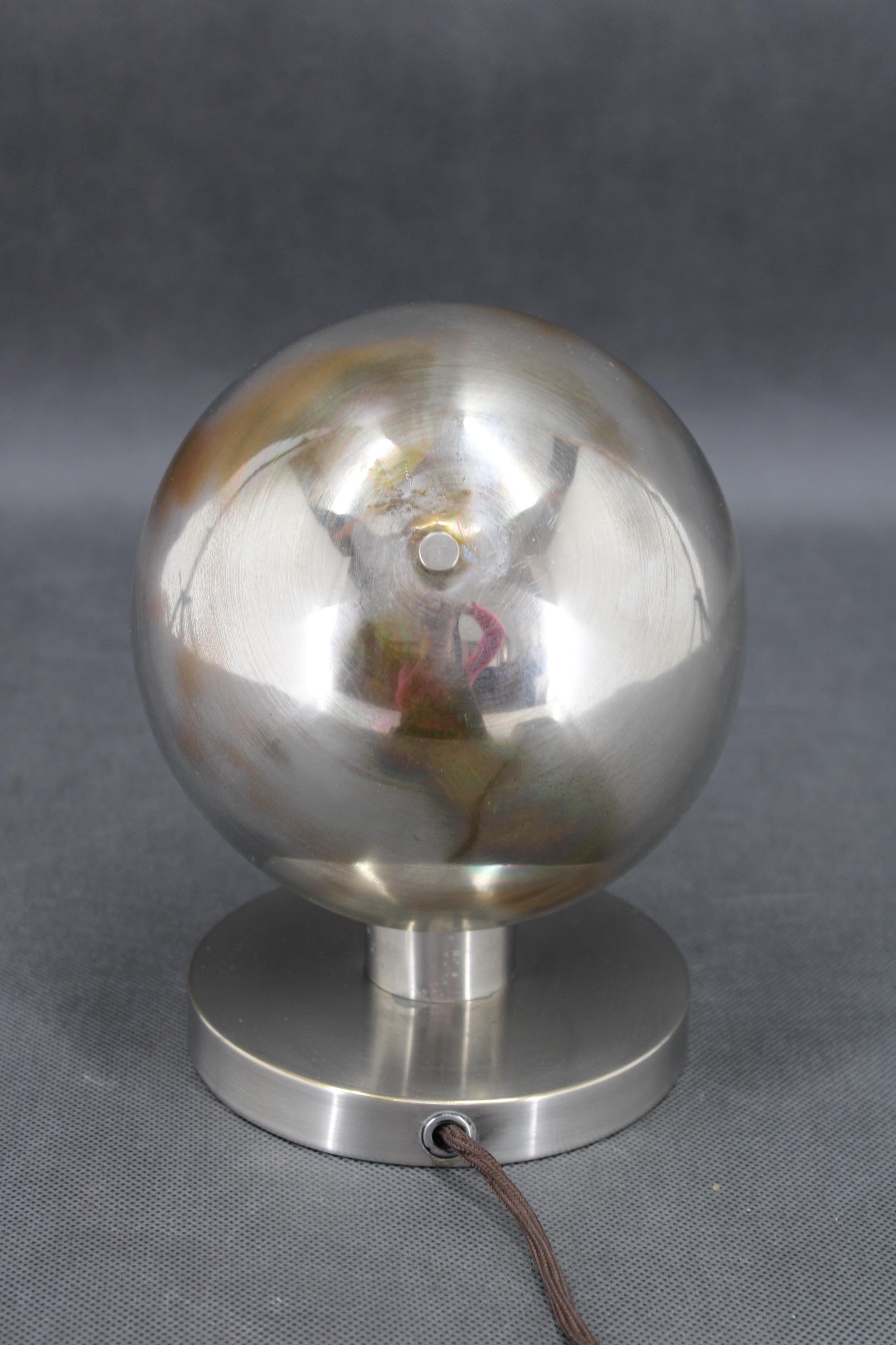 1930s Bauhaus Mushroom Table Lamp, Czechoslovakia 2