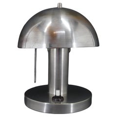 1930s Bauhaus Mushroom Table Lamp, Czechoslovakia