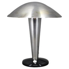 1930s Bauhaus Mushroom Table Lamp , Czechoslovakia
