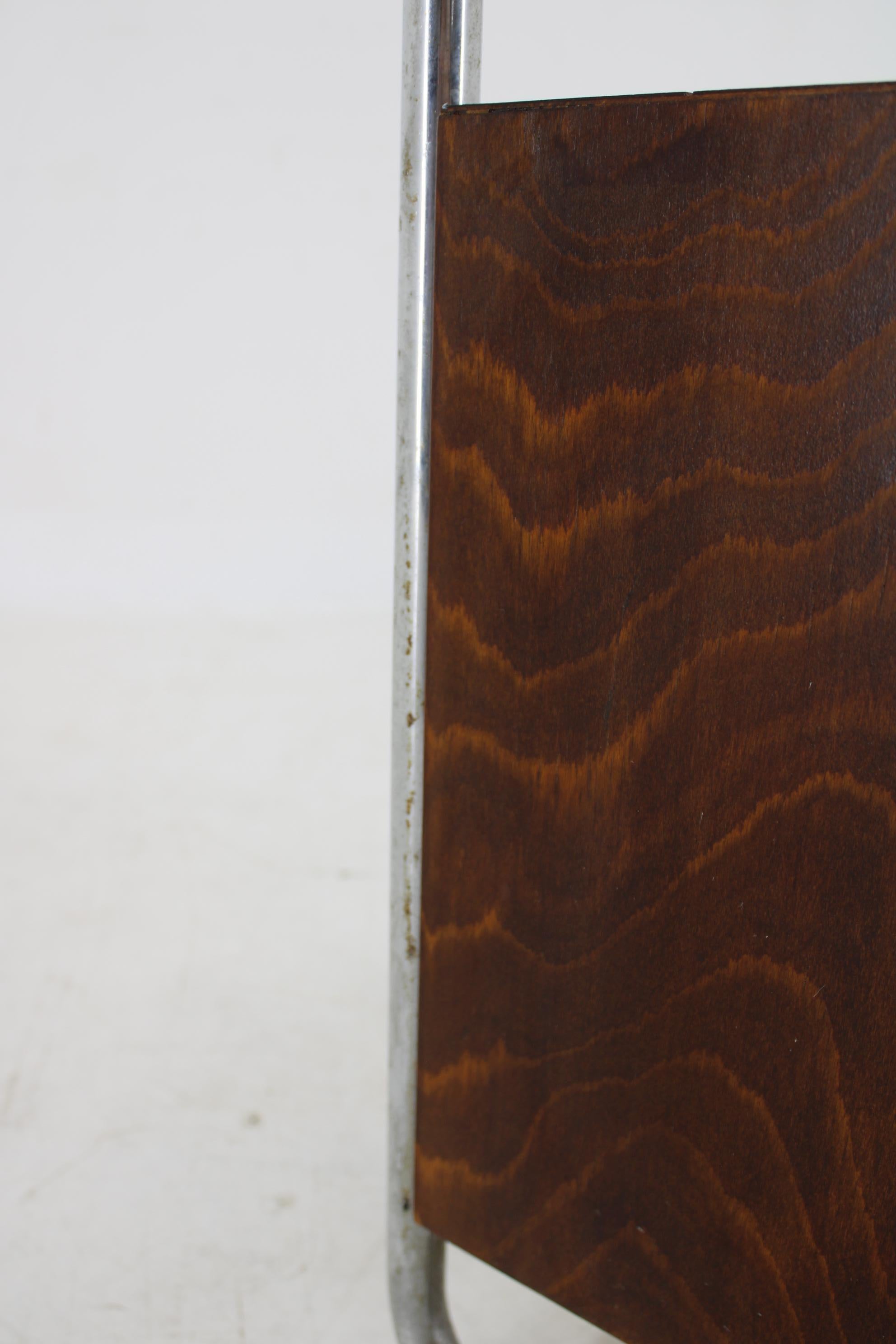 1930s Bauhaus Nightstand by Vichr a Spol., Czechoslovakia 9