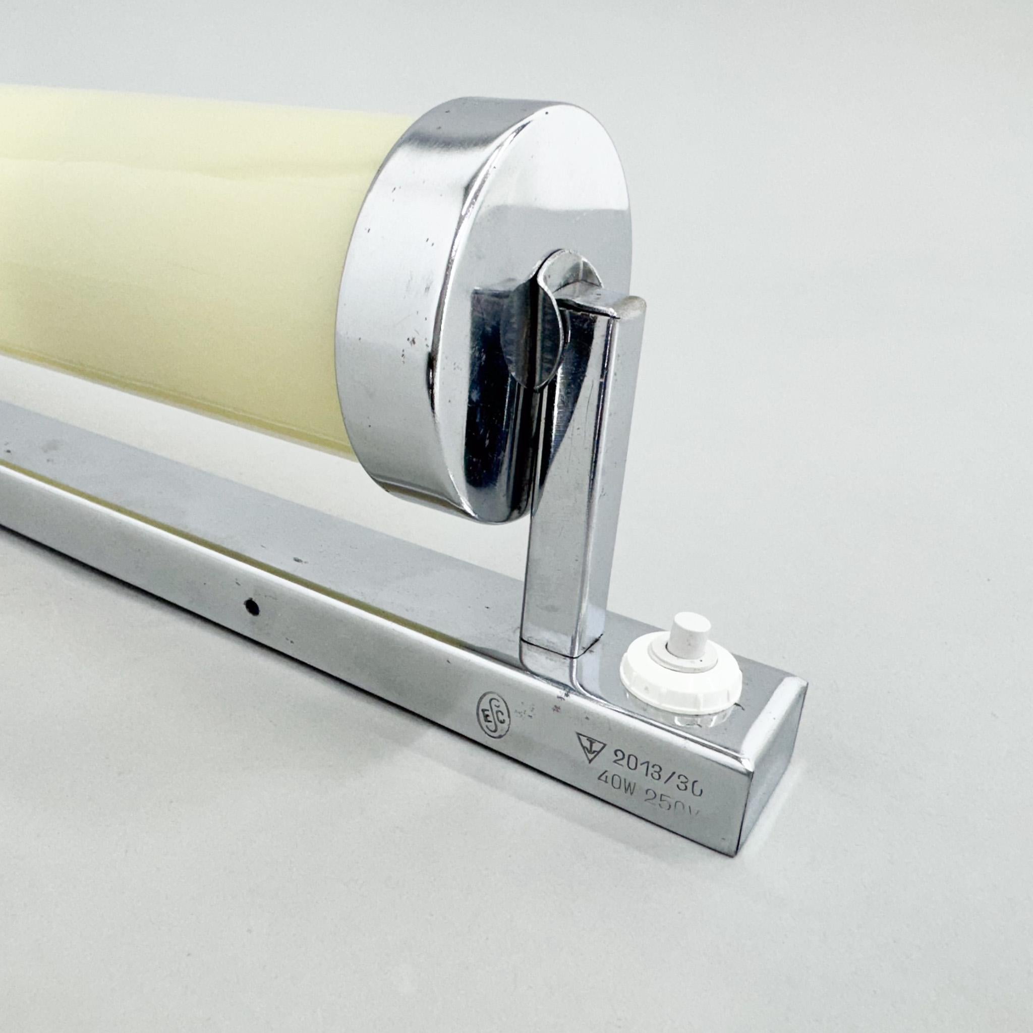 20th Century 1930's Bauhaus or Functionalist Chrome Wall Lamp