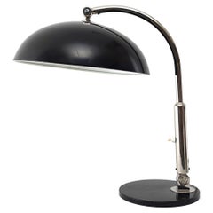 Lampe de bureau de style Bauhaus P 144 des années 1930 conçue par H. Busquet pour Hala Zeist