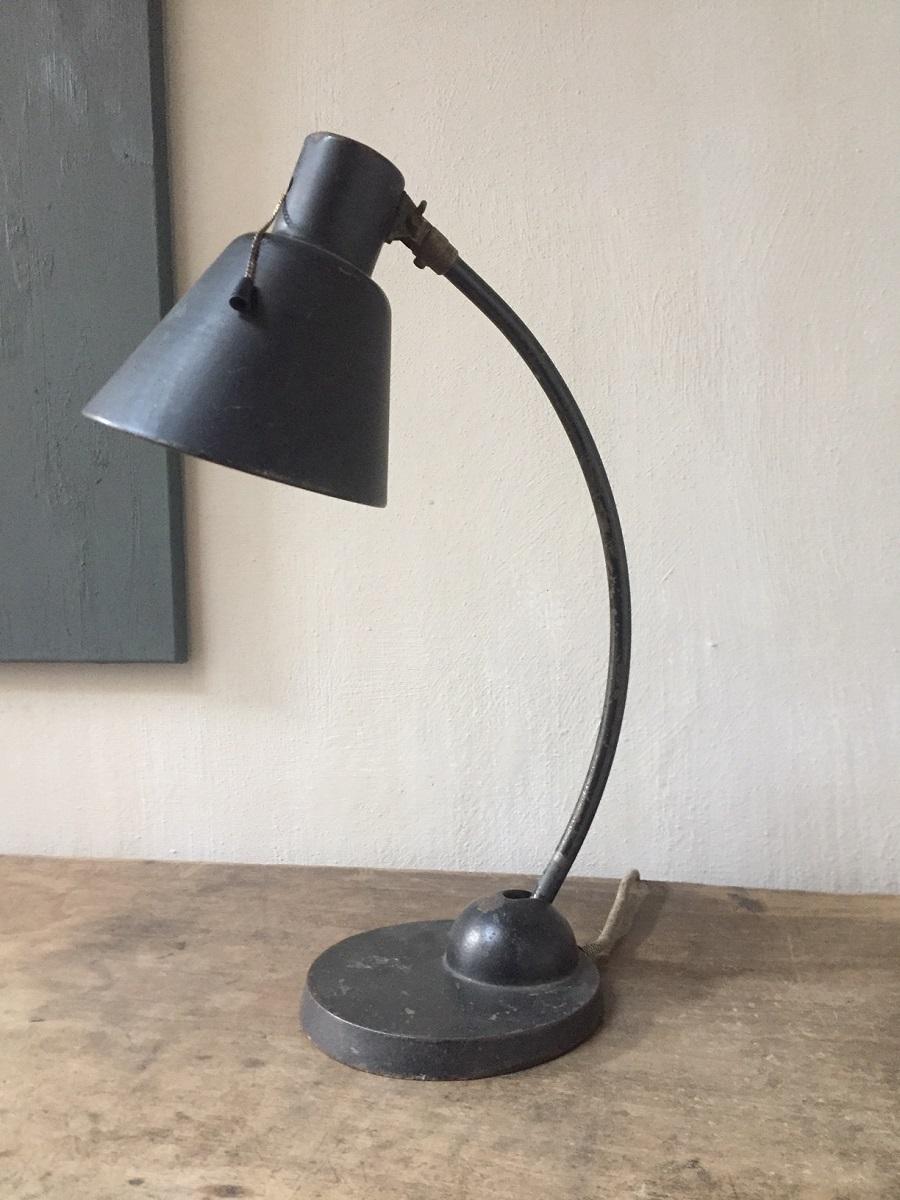 Painted 1930s Bauhaus style Industrial Tablelamp