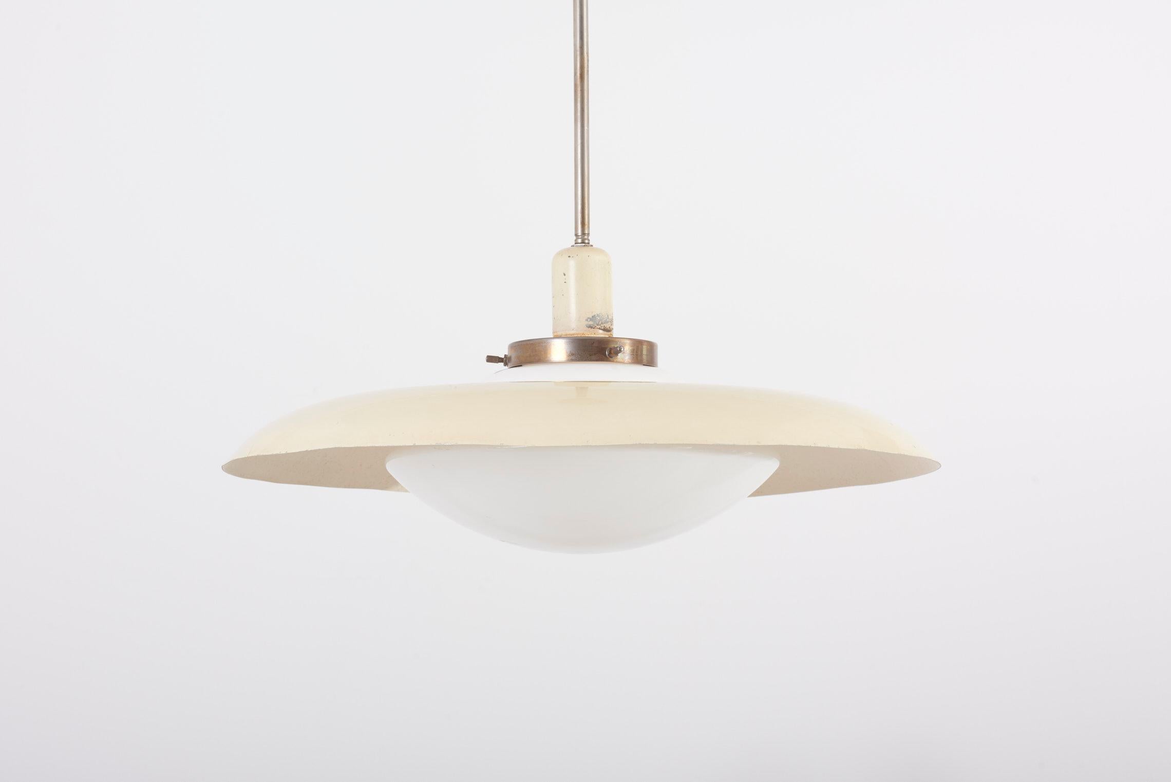 1930s Bauhaus Style Pendant Lamp For Sale 3