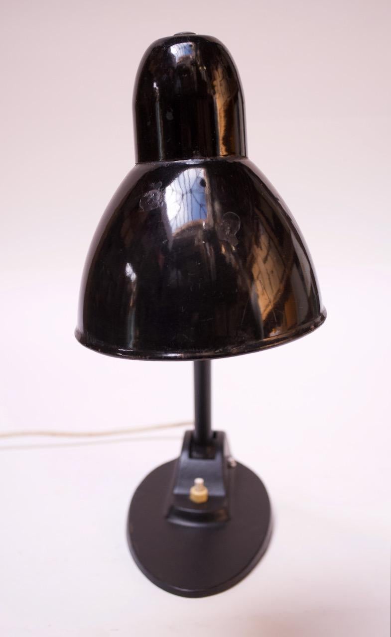 Metal 1930s Bauhaus Table Lamp by Jacobus