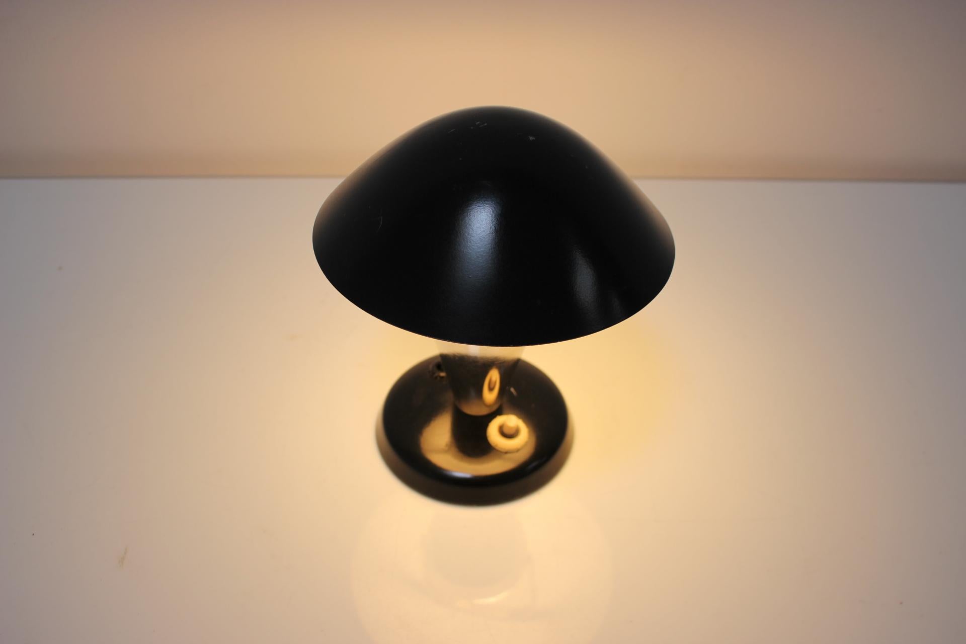 1930's Bauhaus Table Lamp, Czechoslovakia For Sale 5