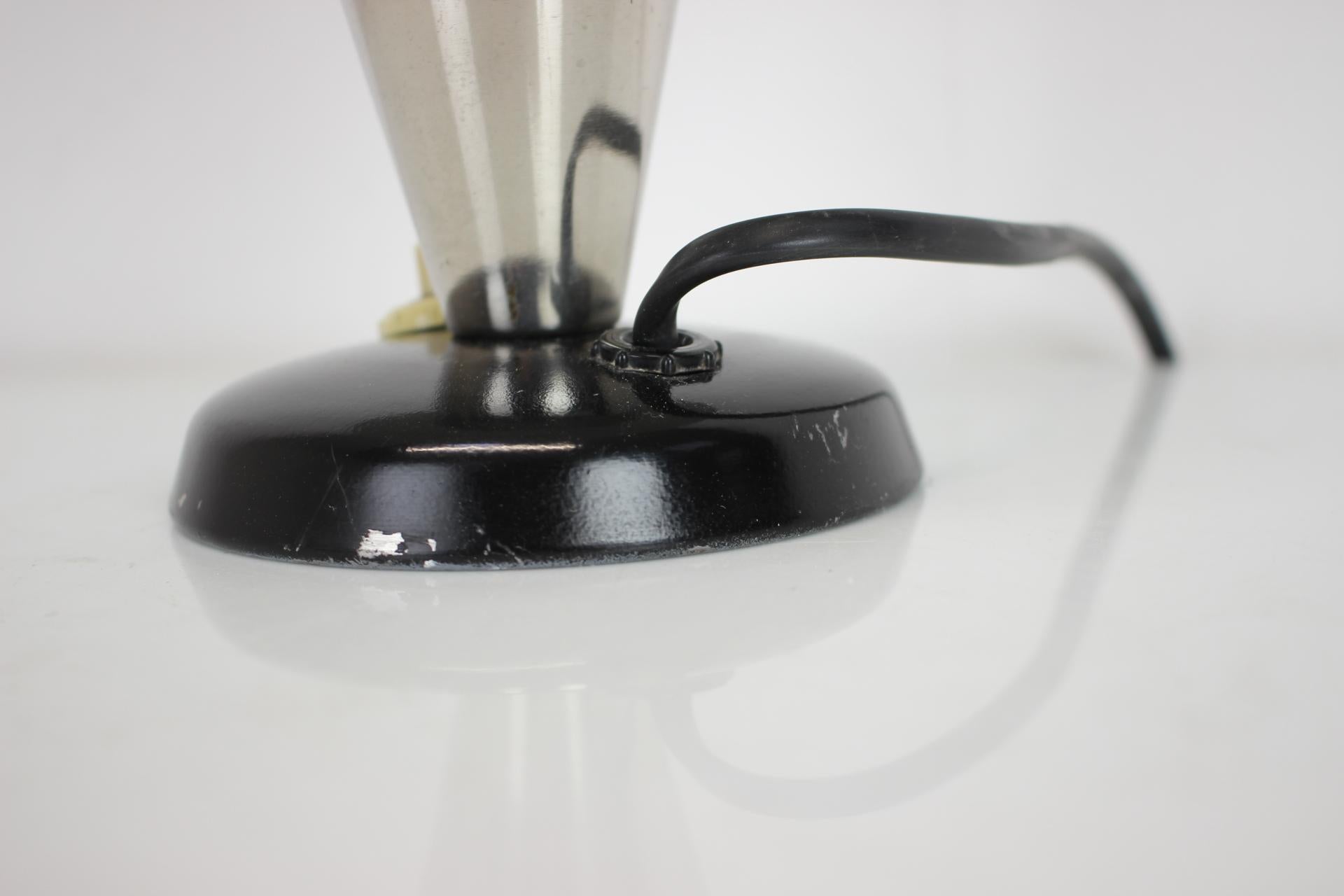 1930's Bauhaus Table Lamp, Czechoslovakia For Sale 1