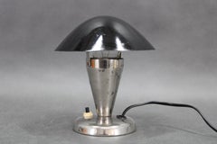1930s Bauhaus Table Lamp with Adjustable Shade, Czechoslovakia