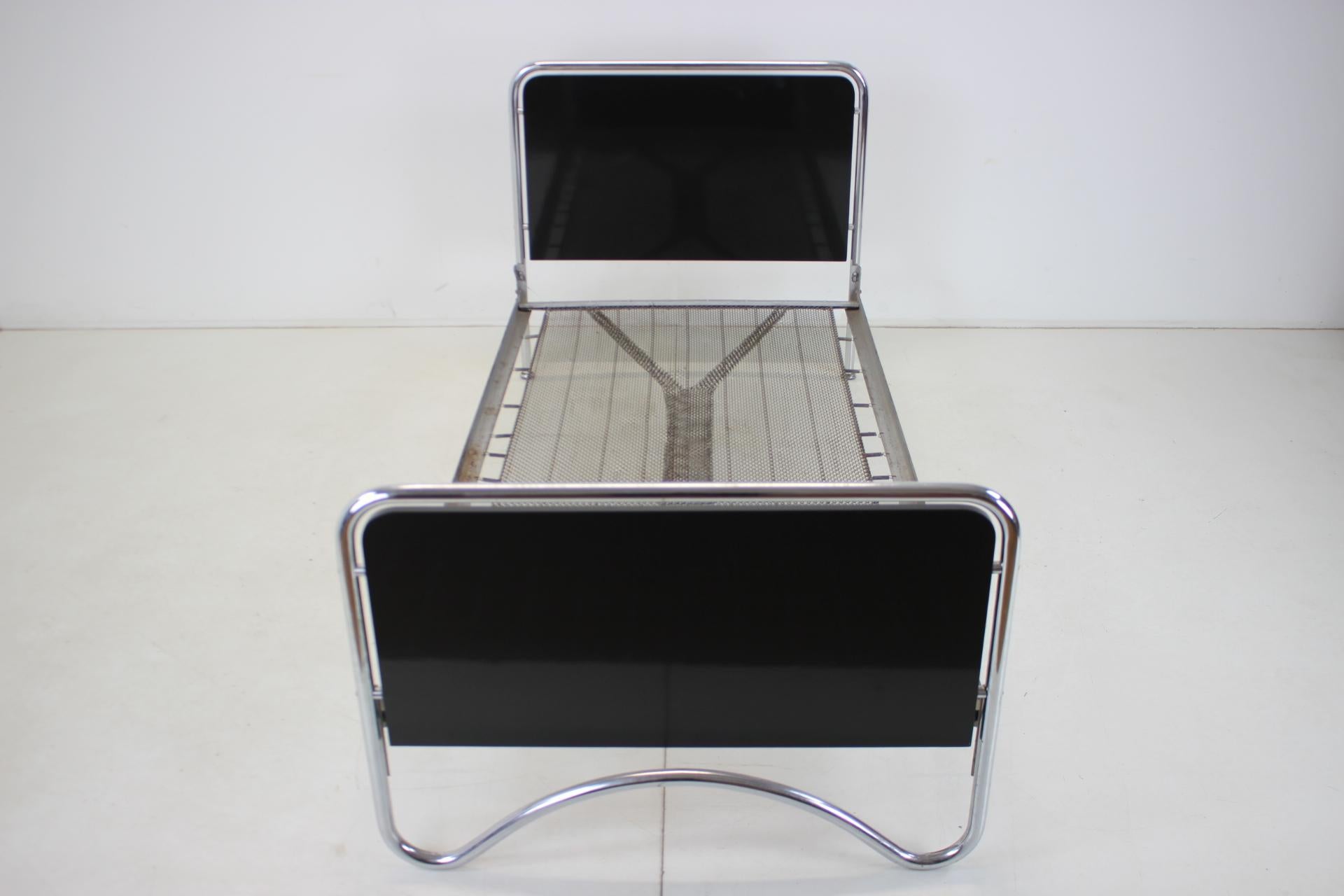 1930s Bauhaus Tubular Bed, Czechoslovakia 1