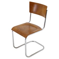 1930s Bauhaus Tubular Chair by Robert Slezak , Czechoslovakia