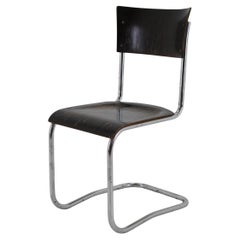 1930s Bauhaus Tubular Chair by Robert Slezak , Czechoslovakia