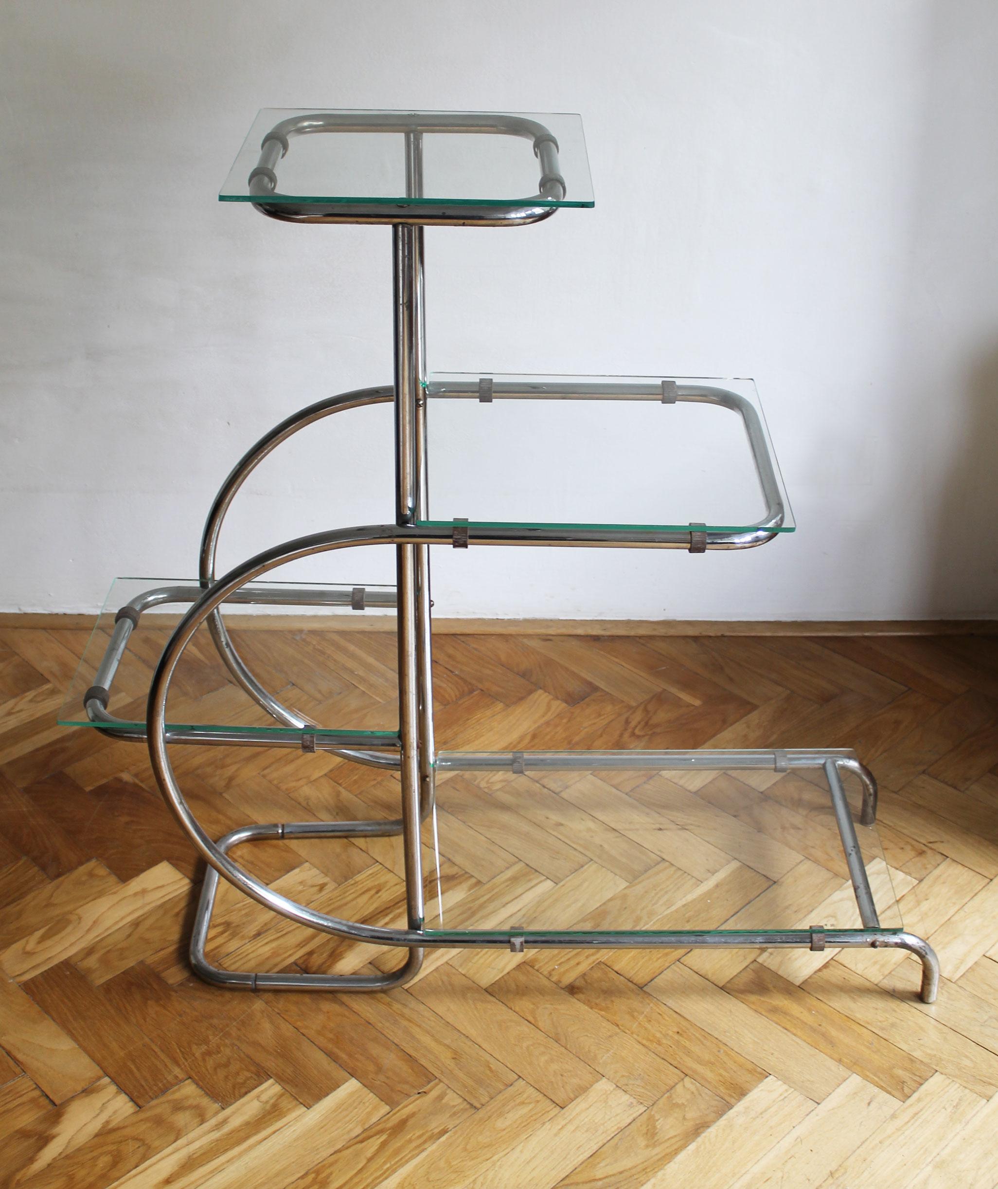 Other 1930's Bauhaus Tubular Flower Stand For Sale