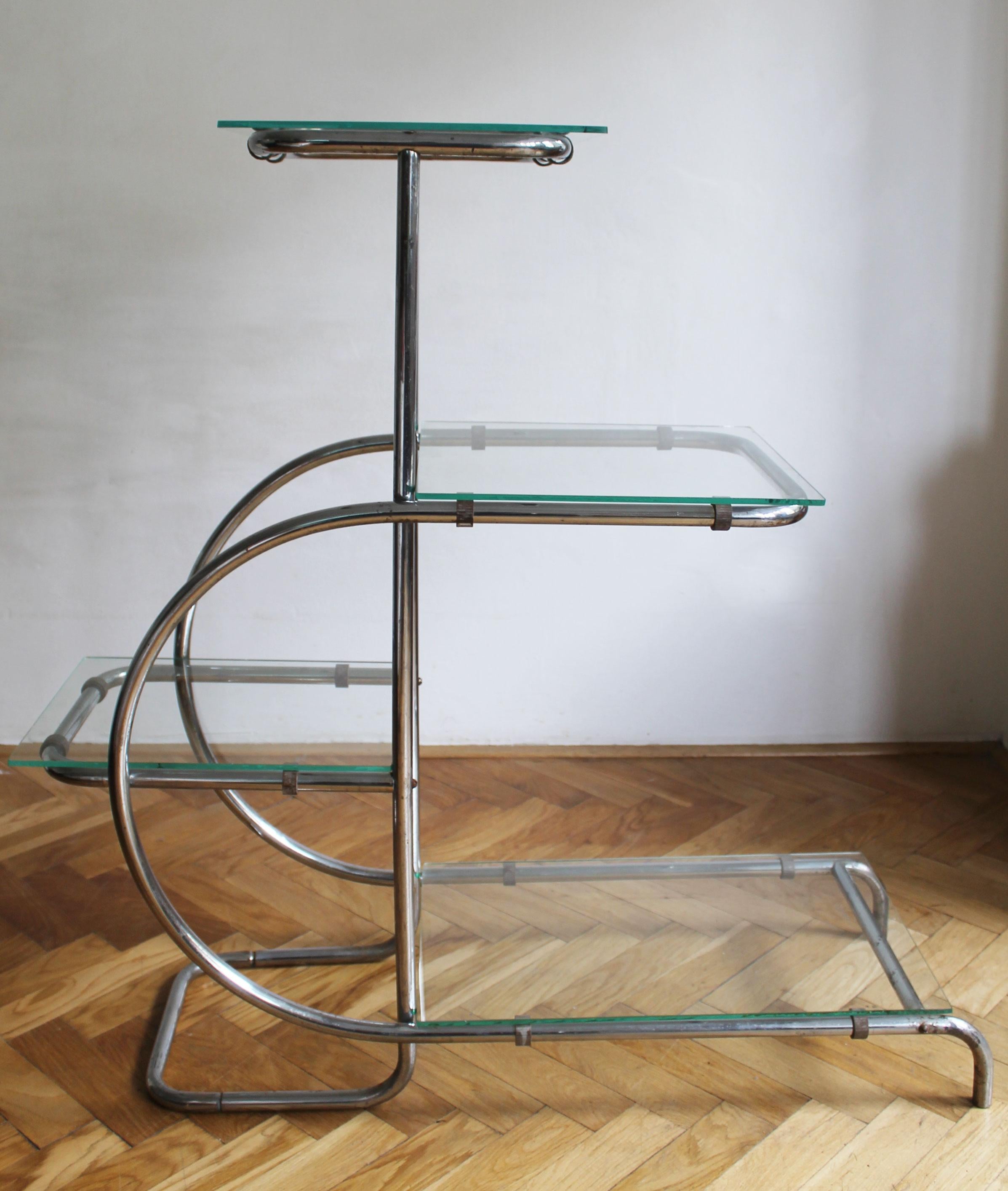 Mid-20th Century 1930's Bauhaus Tubular Flower Stand For Sale