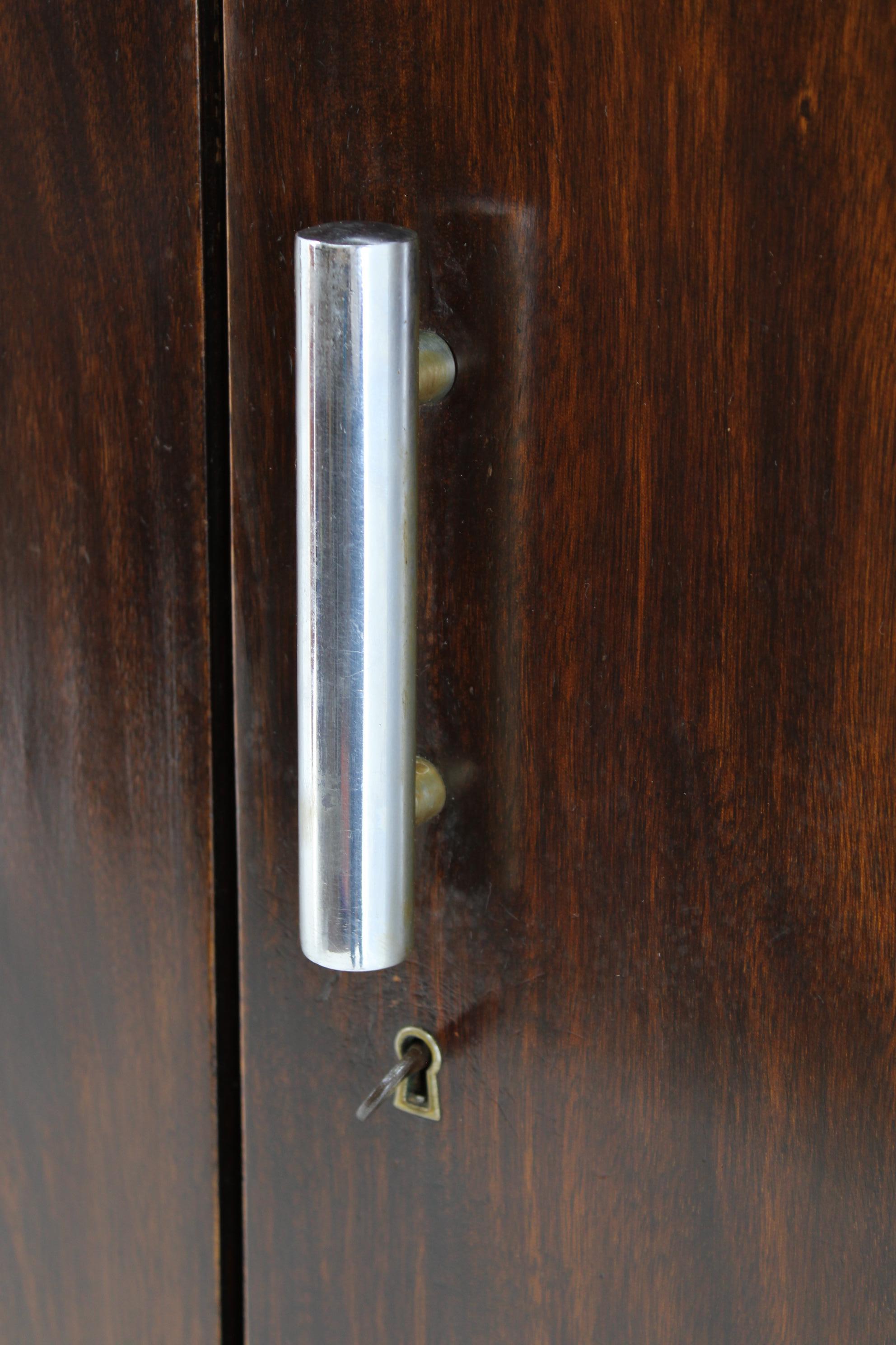 Bauhaus-Kleiderschrank von Vichr & Spol, Tschechoslowakei, 1930er Jahre 4