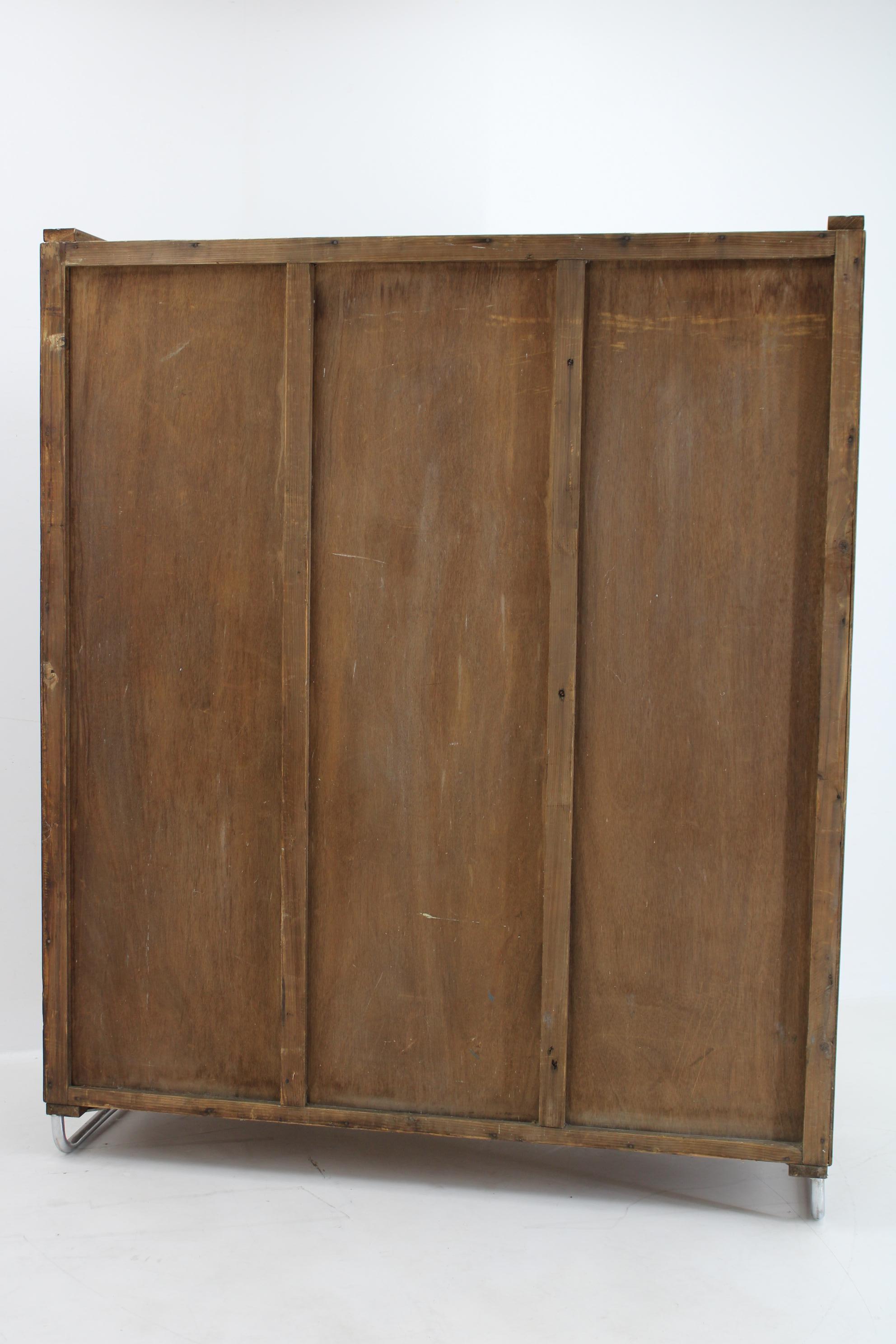 Bauhaus-Kleiderschrank von Vichr & Spol, Tschechoslowakei, 1930er Jahre 8