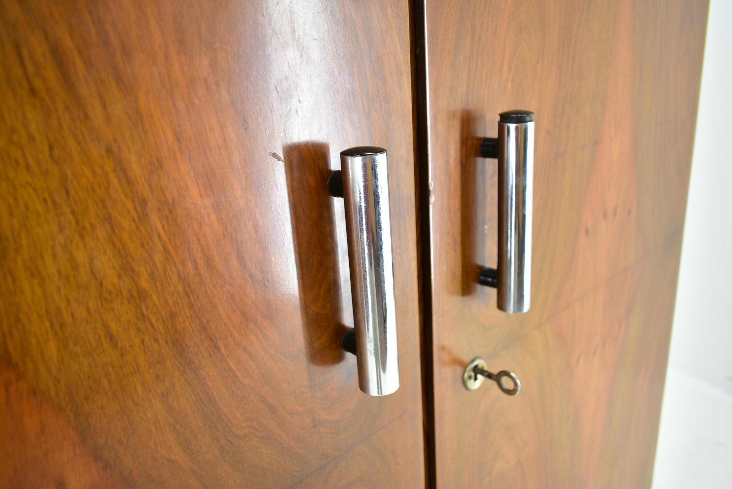  - Item has been carefully refurbished and finished with renover oil 
- Chrome plated legs in good original condition with some signs of use