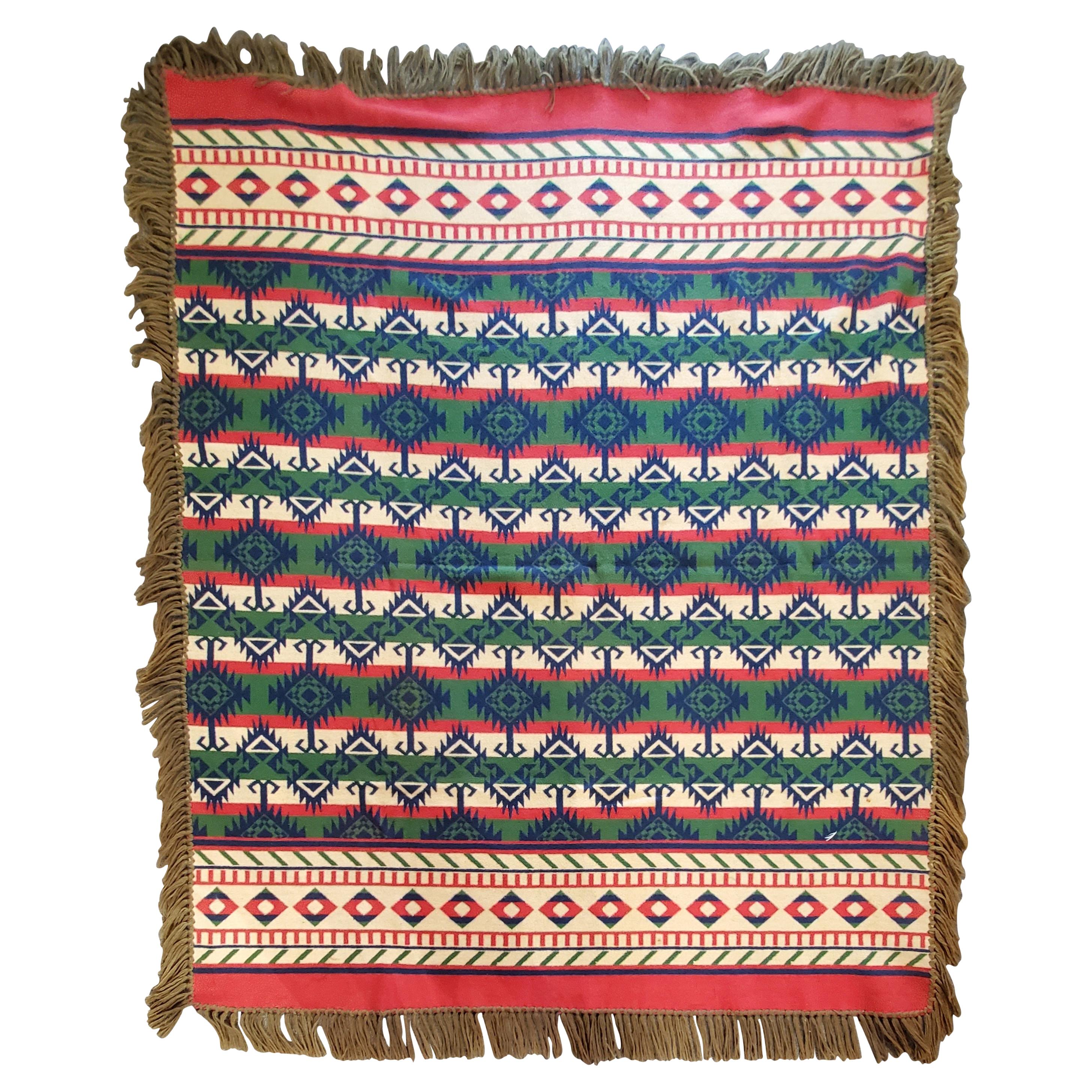 Vintage Cotton Camp Blanket Blankets 3 For Sale on 1stDibs