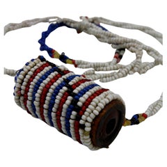 1930's Beaded Snuff Container. Zulu, Southern Africa