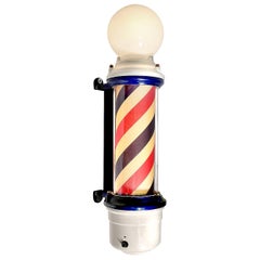 Antique 1930s Beardsley Barber Pole