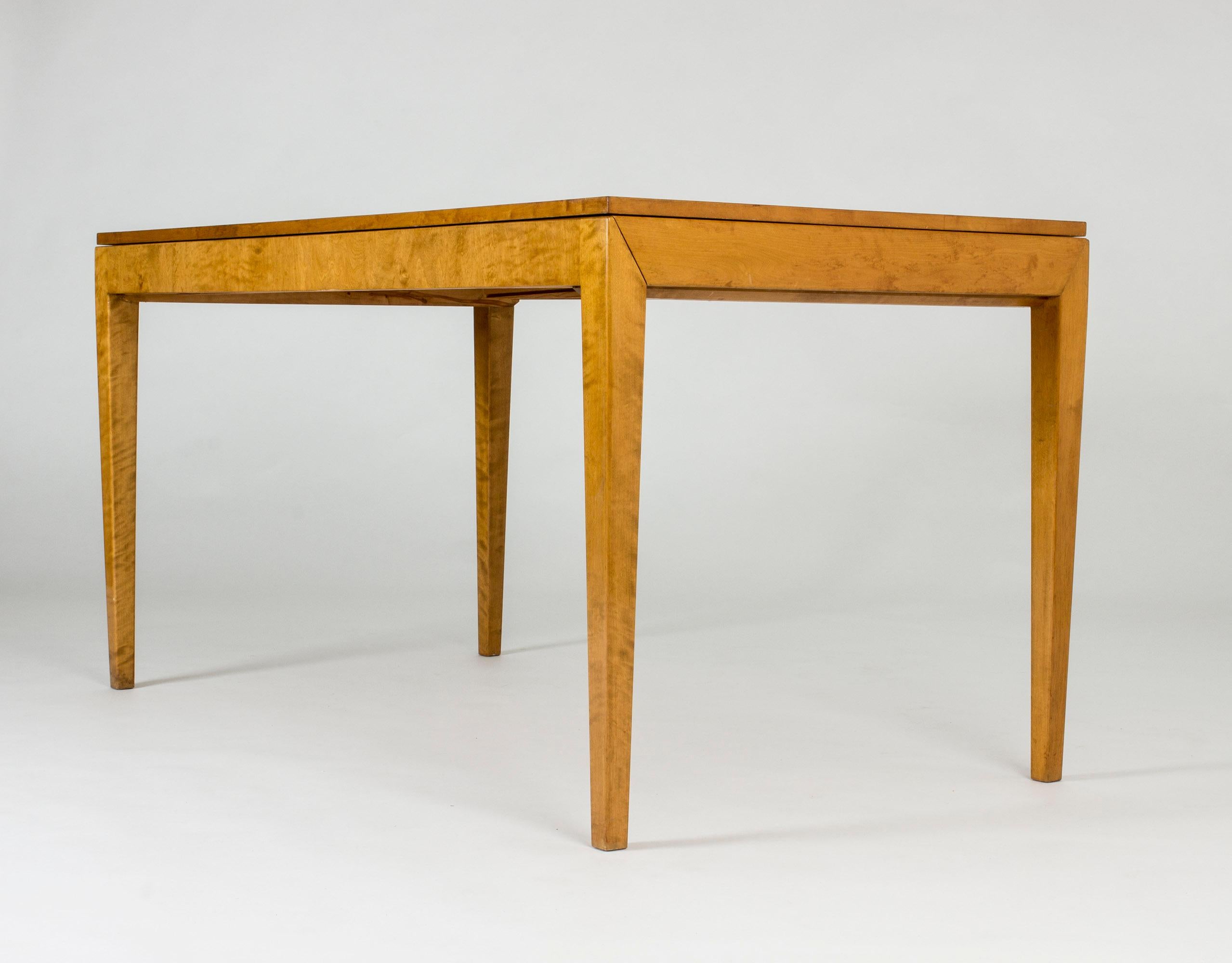 Swedish 1930s Beech Dining Table by Axel Larsson