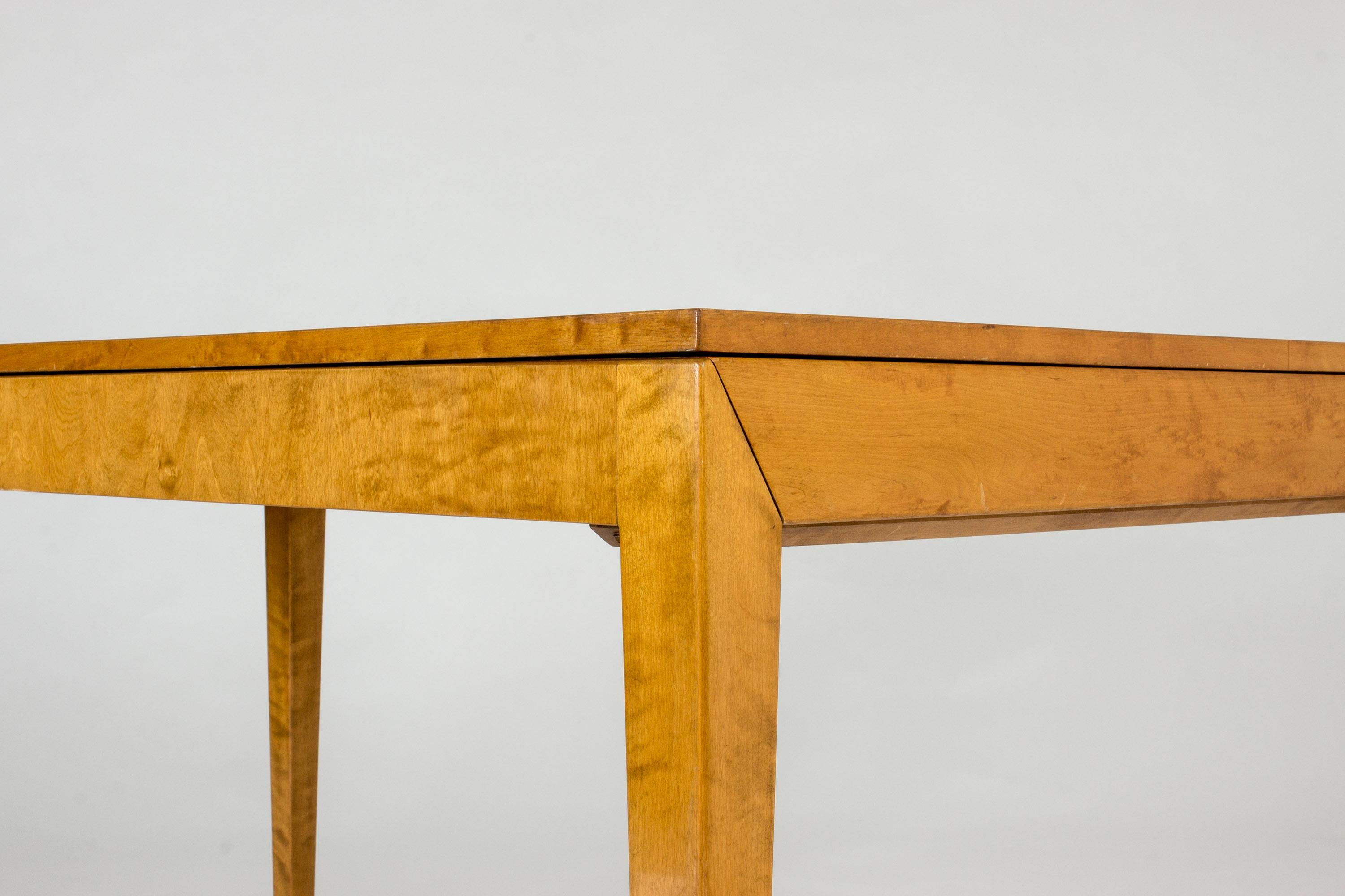 1930s Beech Dining Table by Axel Larsson 1