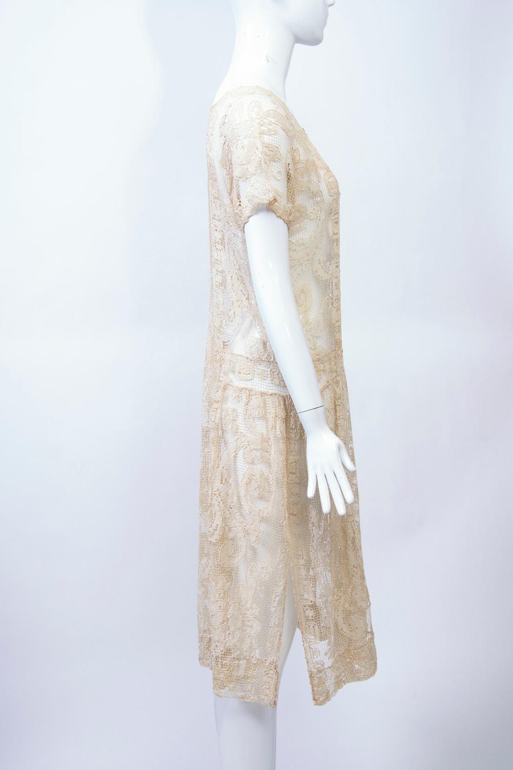 lace beige dress