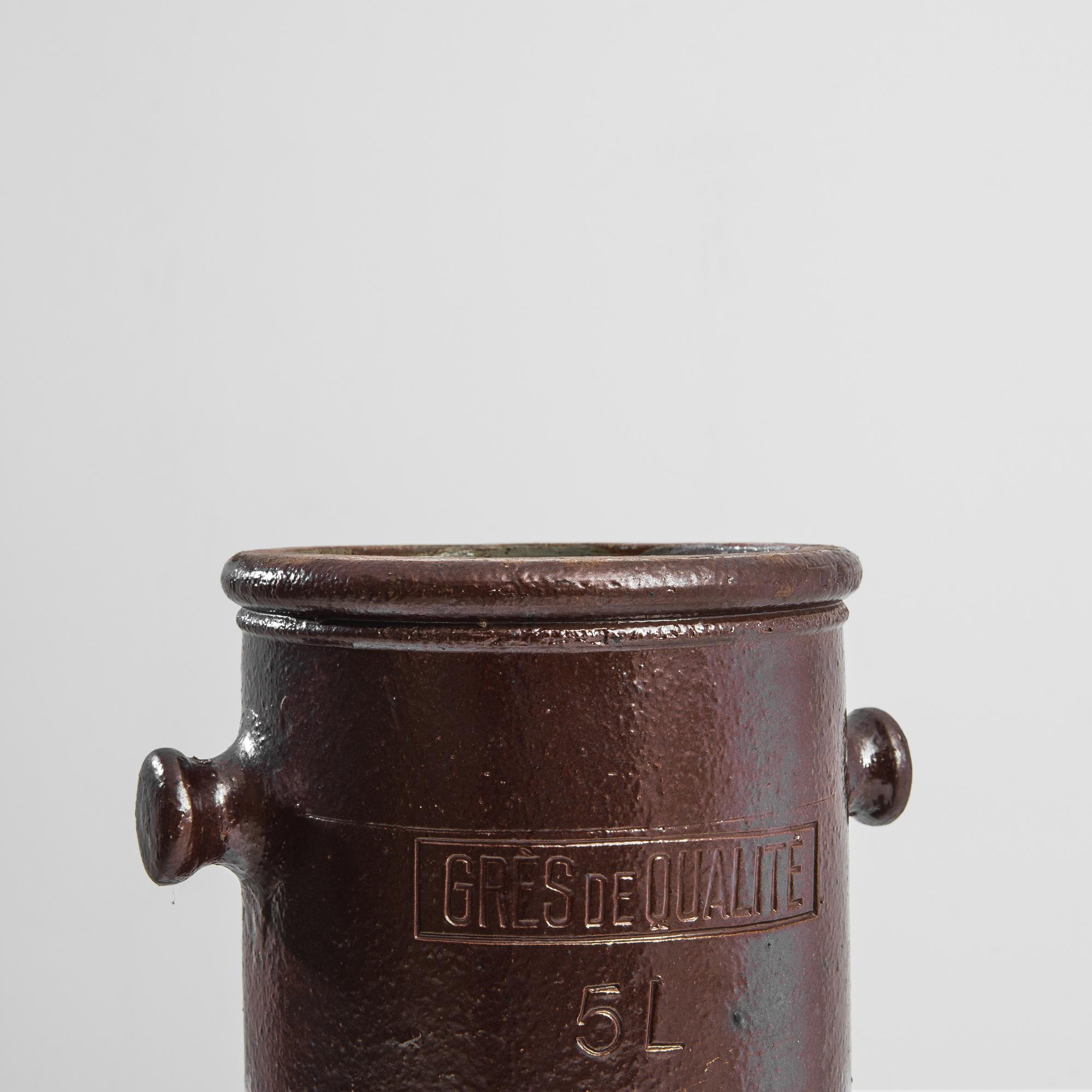 Belgischer Keramiktopf aus den 1930er Jahren im Angebot 1