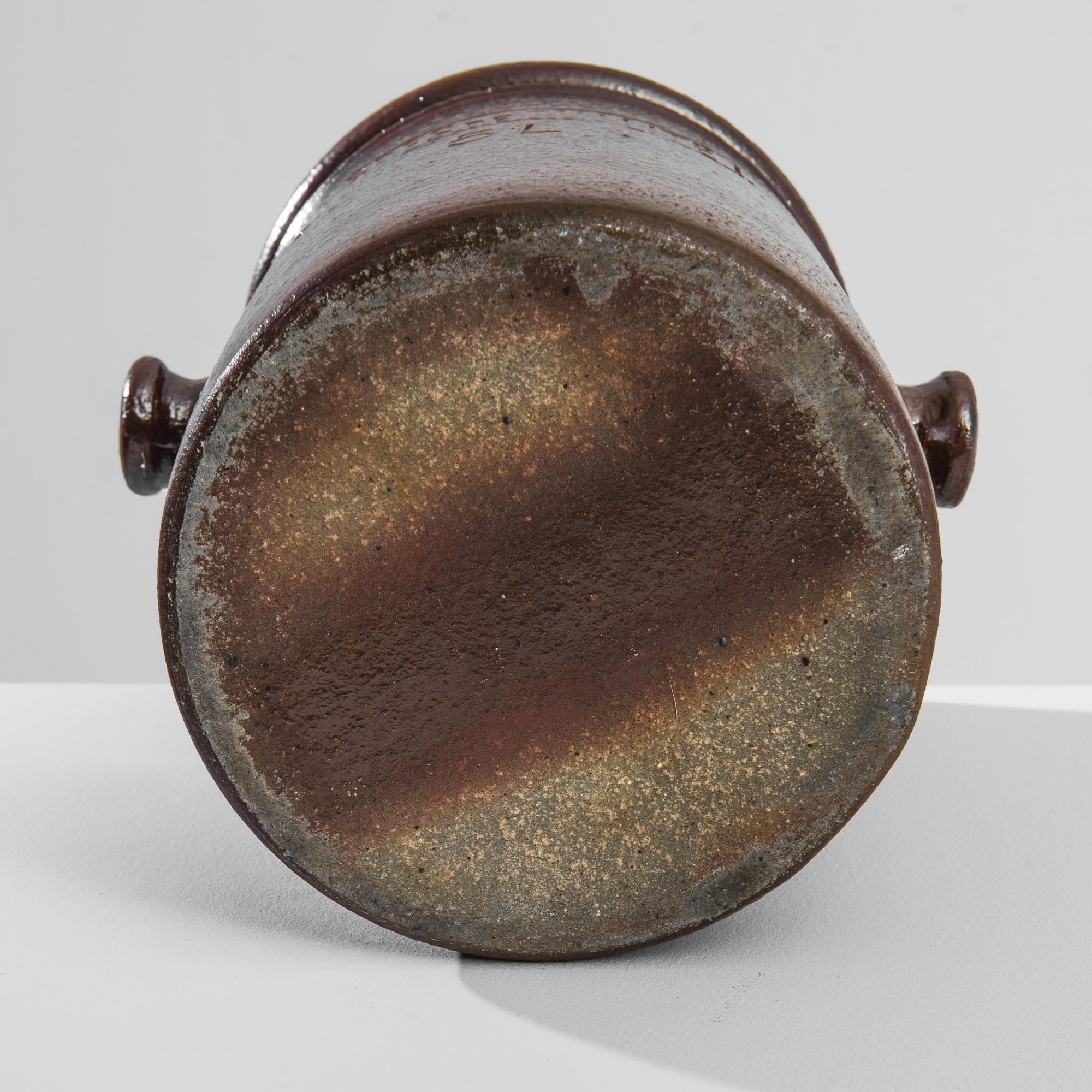 1930s Belgian Ceramic Pot For Sale 2