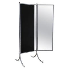 1930s Belgian Metal Mirror
