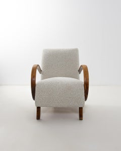 1930s Bentwood Armchair by Jindrich Halabala