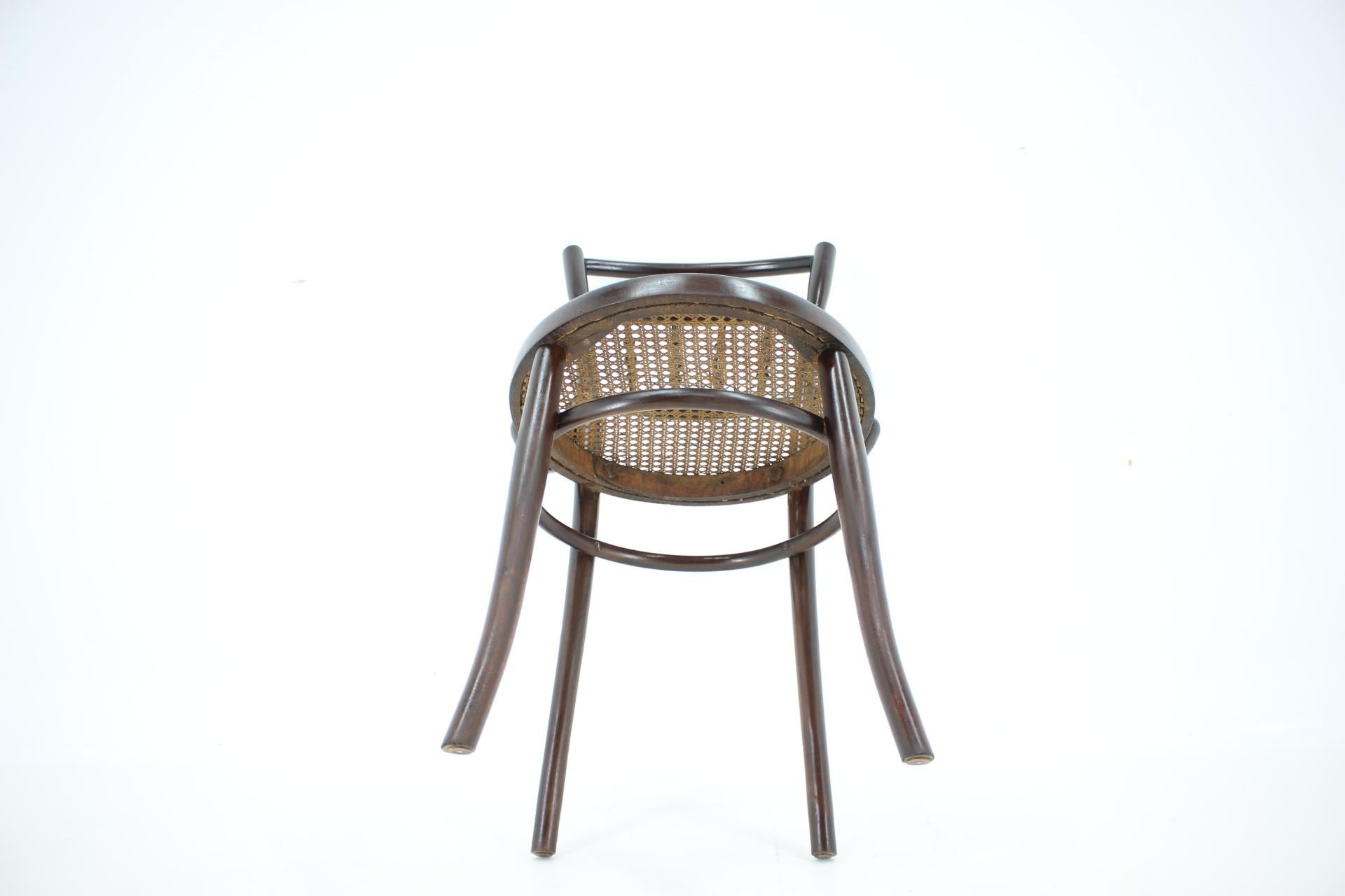 1930s Bentwood beech Chair with Pedig Seat, Austria For Sale 9
