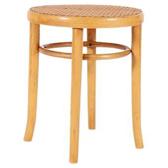 1930s, Bentwood Caned Stool For Sale