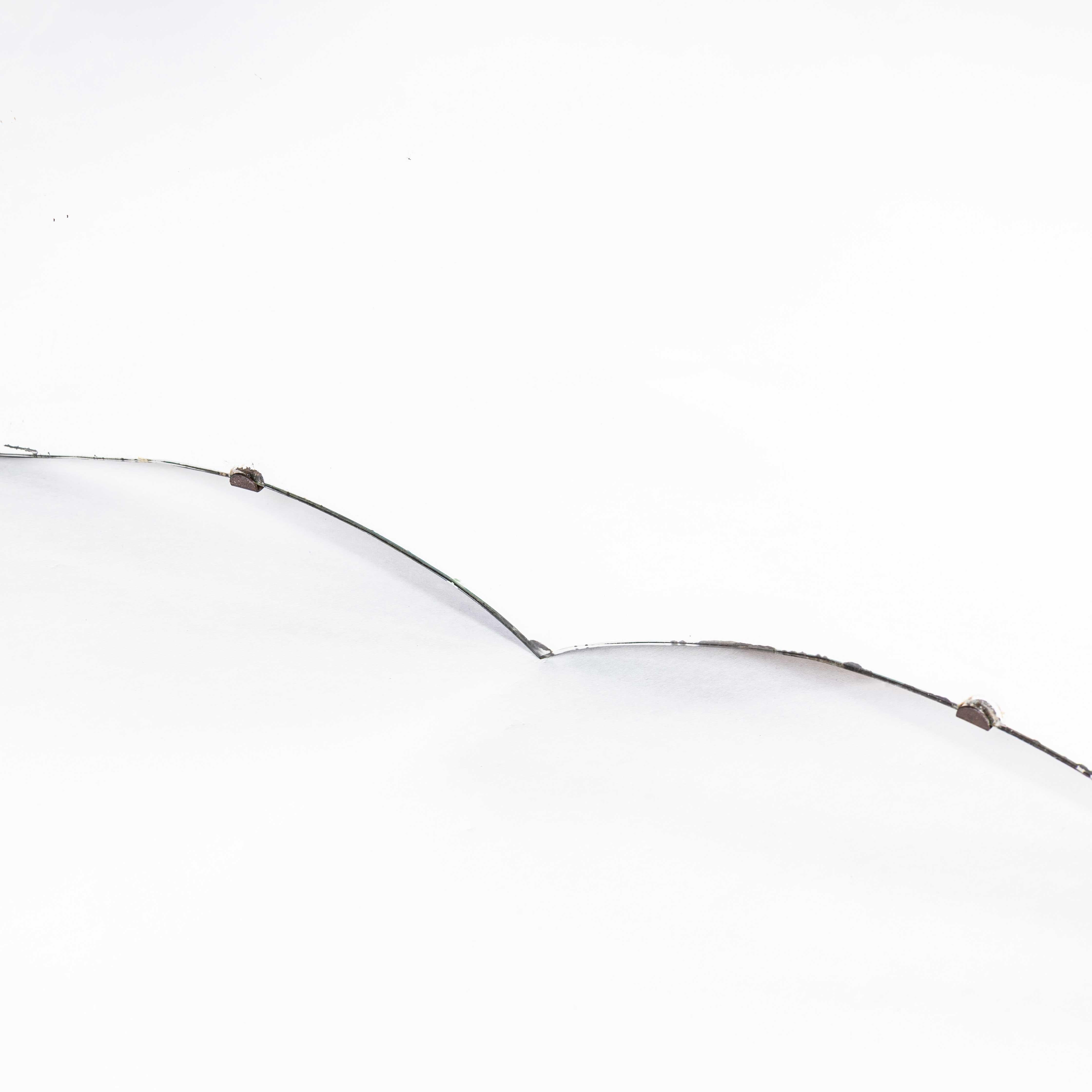 1930's Bevelled Edge Shaped Mirror For Sale 2
