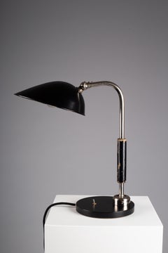1930s Black Bauhaus Articulating Desk Lamp