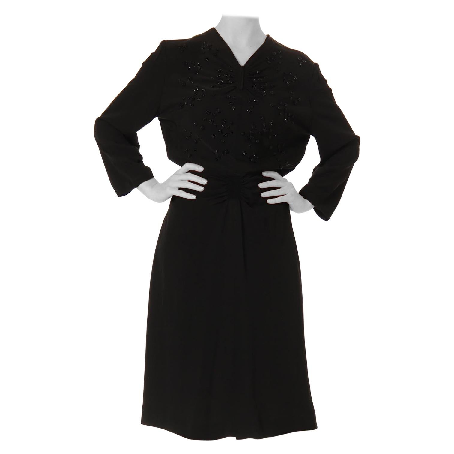 1940s long sleeve dress