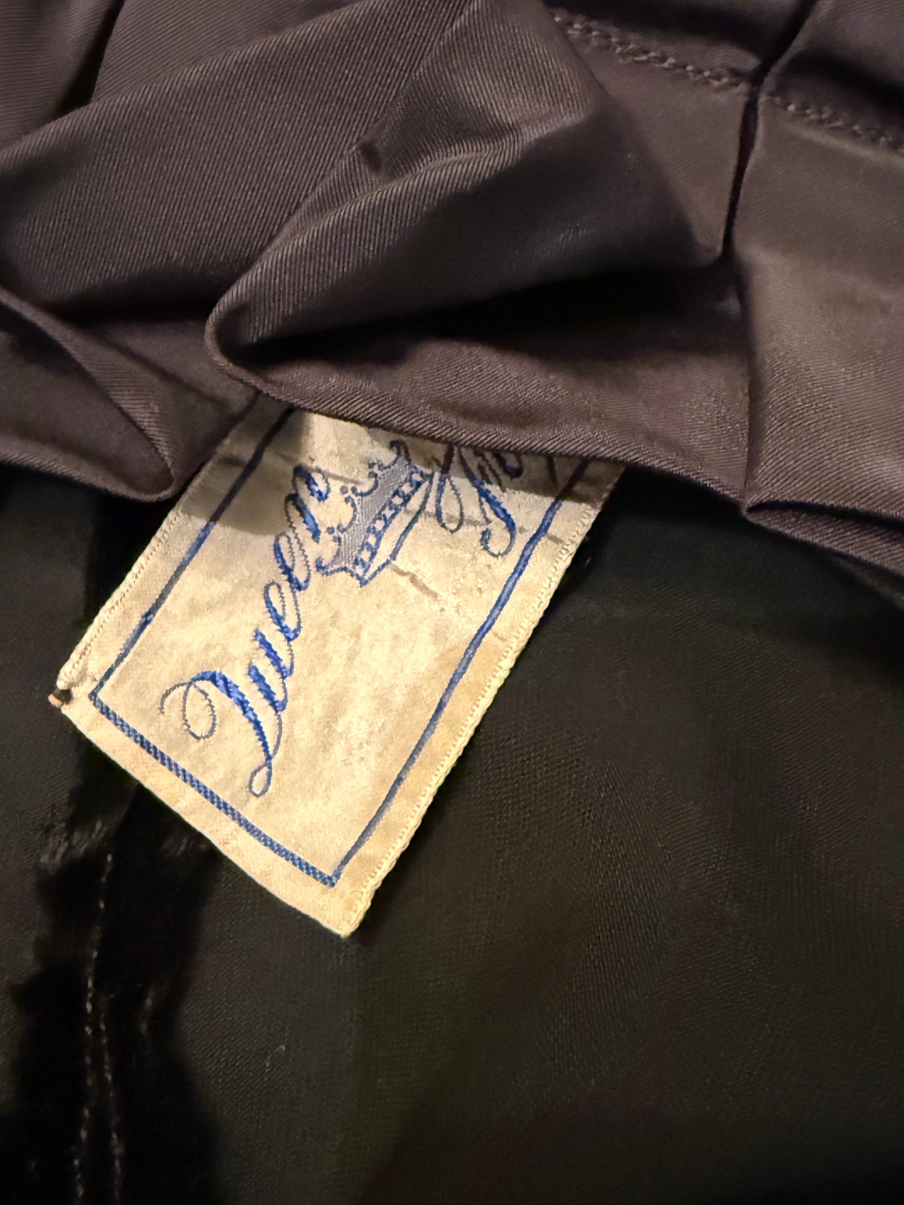 Abito in velluto di seta nero tagliato in sbieco degli anni '30 con scollatura a pieghe e schiena bassa in vendita 12