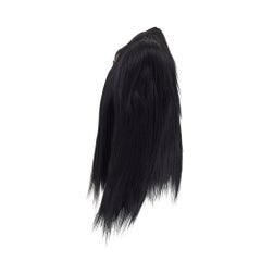 1930s Black Fur Jacket with Ornamental Buckle