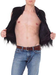 1930S Black Fur Vest