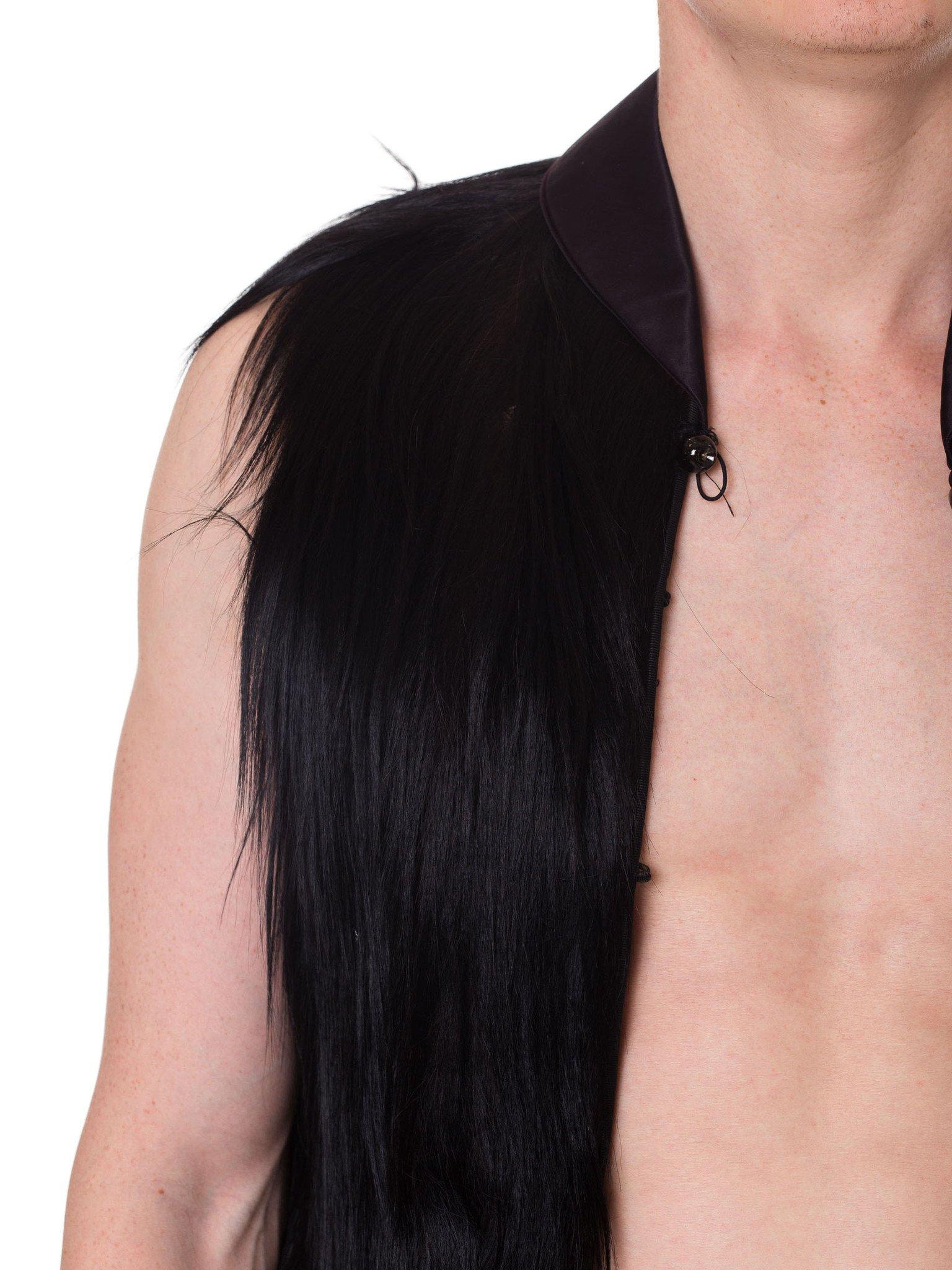 1930S Black Fur Vest For Sale 4