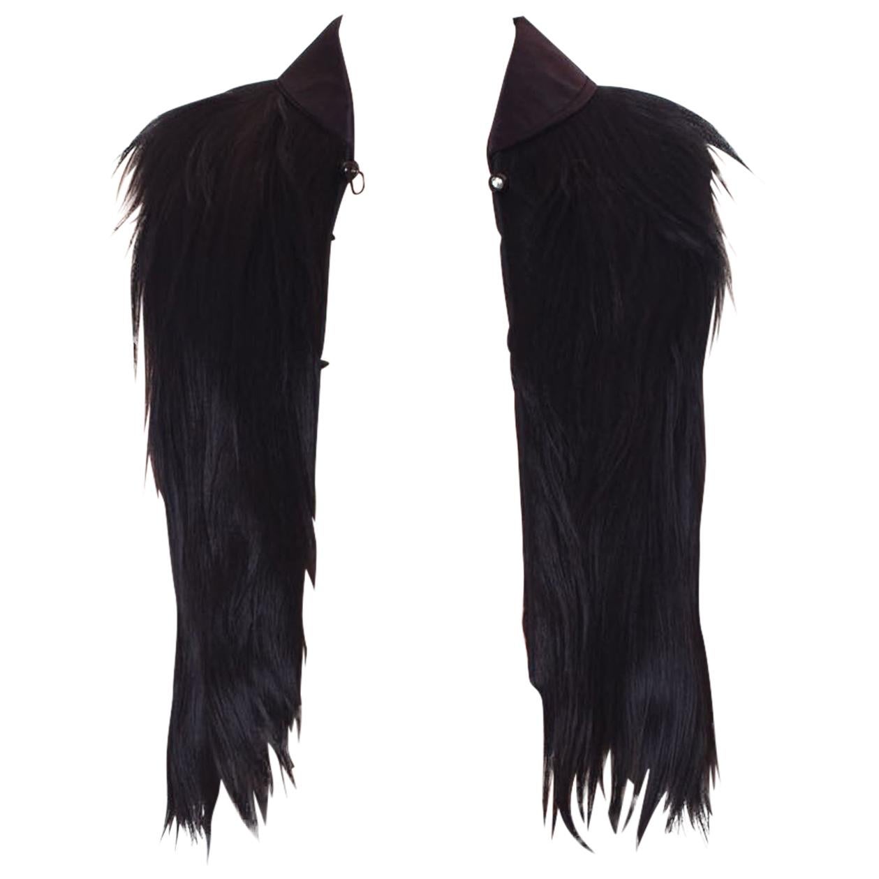 1930S Black Fur Vest For Sale