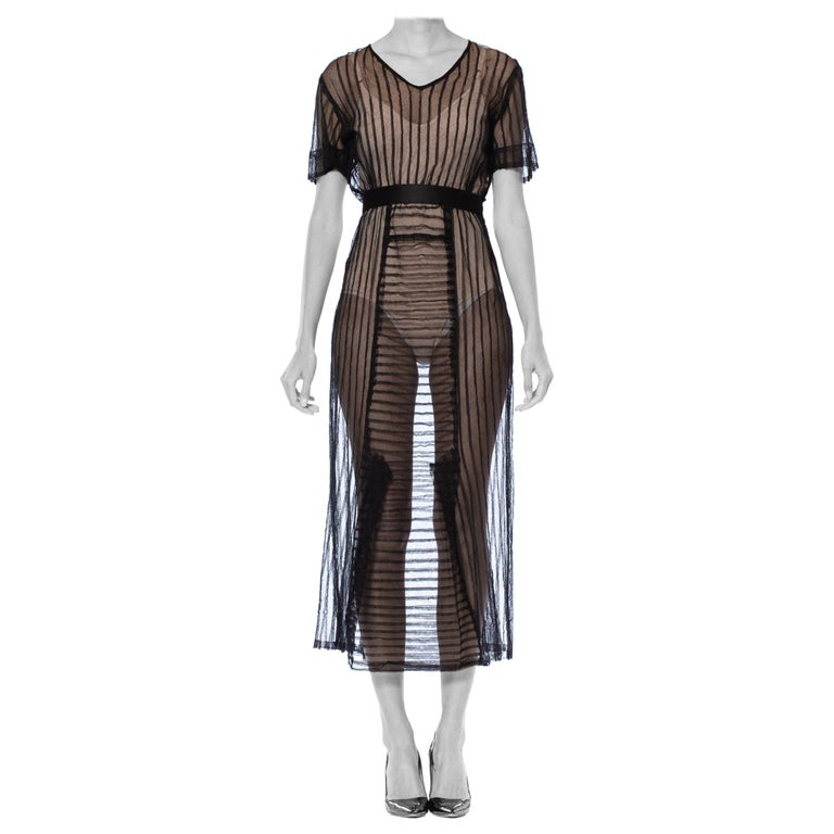 knee length dresses for ladies Sheer I Come Black Mesh Net Chiffon Bardot Off The Shoulder Maxi Dress –  Nazz Collection main image 0
