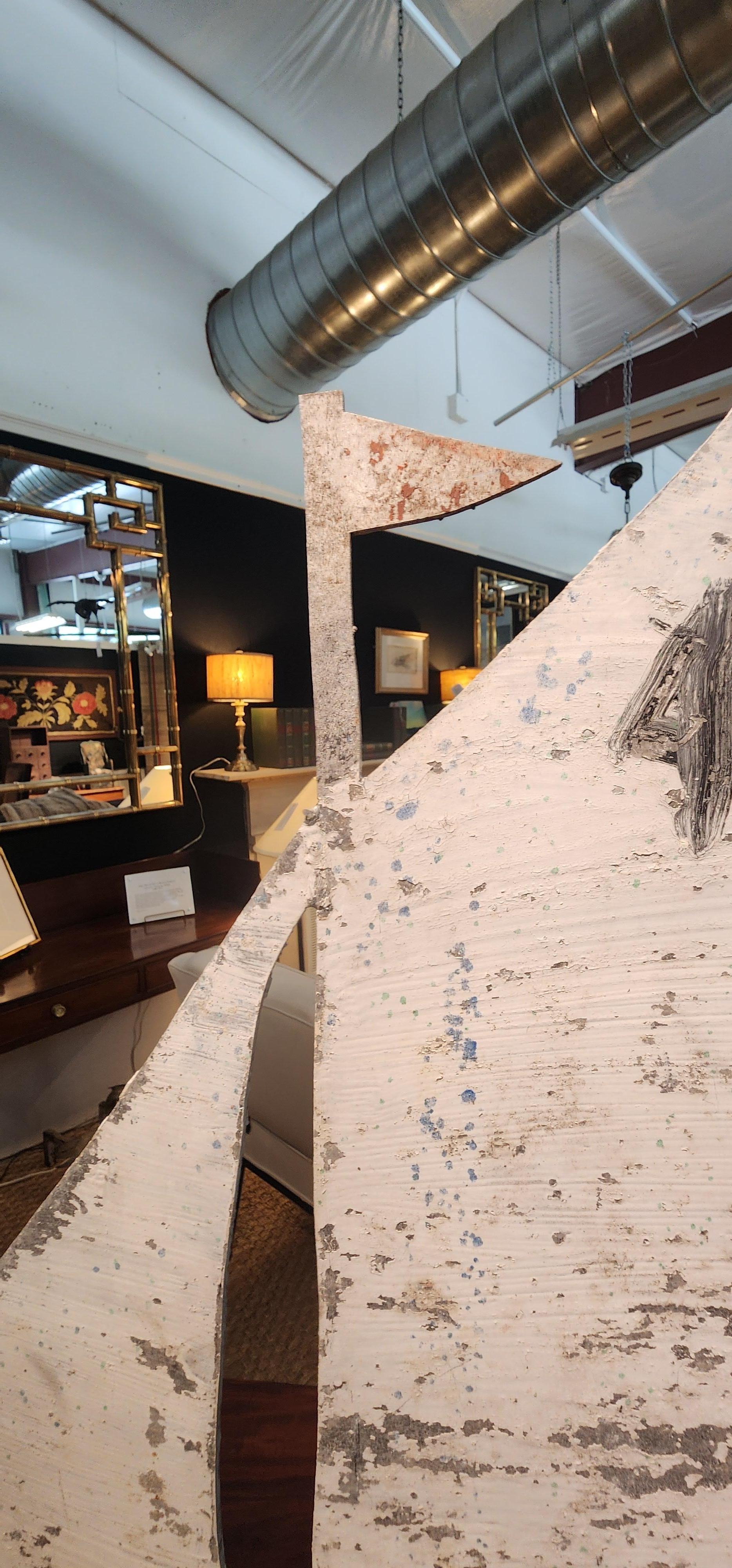 American 1930's Boathouse Marker From Maine For Sale
