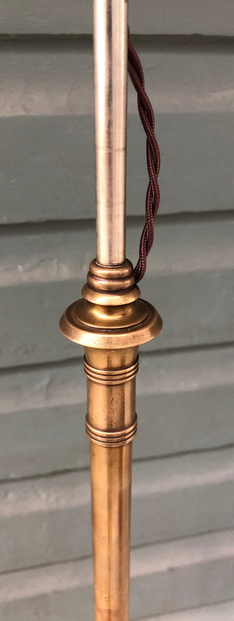 1930s Brass Adjustable Goose Neck Floor Lamp For Sale at ... Australia white floor lamp lamp furniture sale.