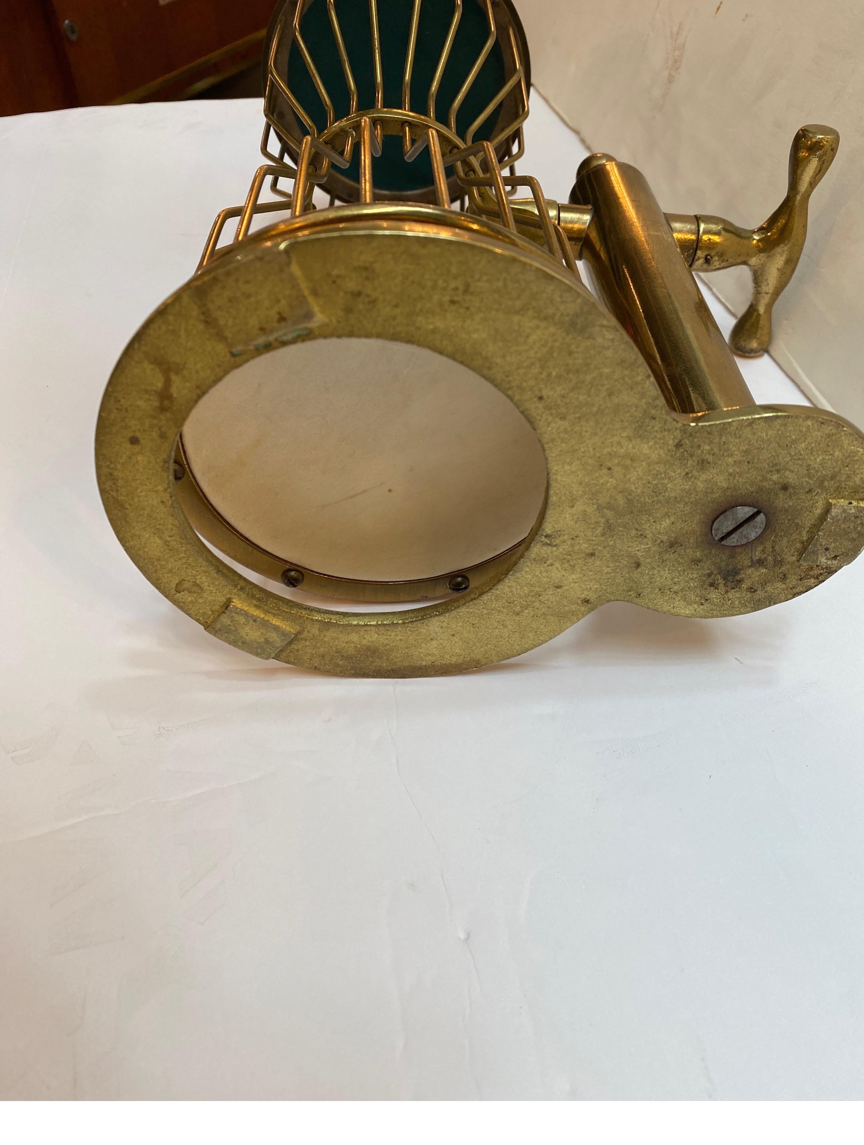 1930s Brass Chuck-A-luck Gaming Instrument In Good Condition In Lambertville, NJ