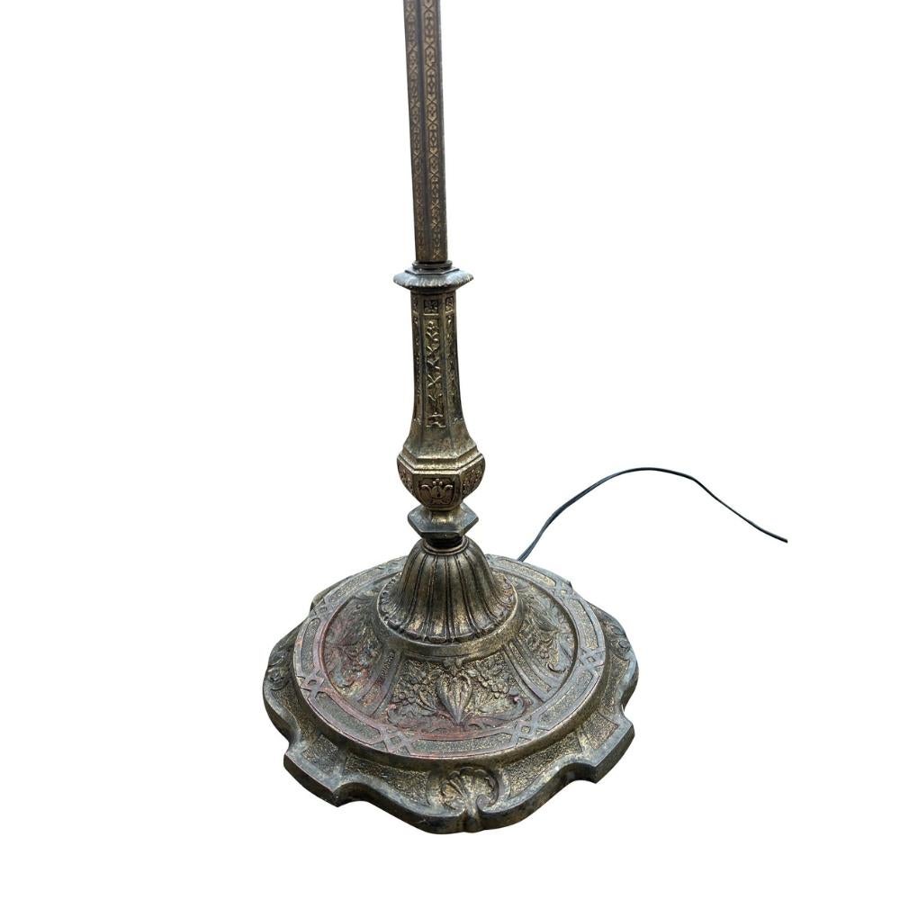 Ottone Lampada da terra in ottone anni '30, illuminazione in vendita