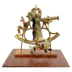 1930er Jahre Messing Sextant Antike Marine Navigation Instrument Nautisch