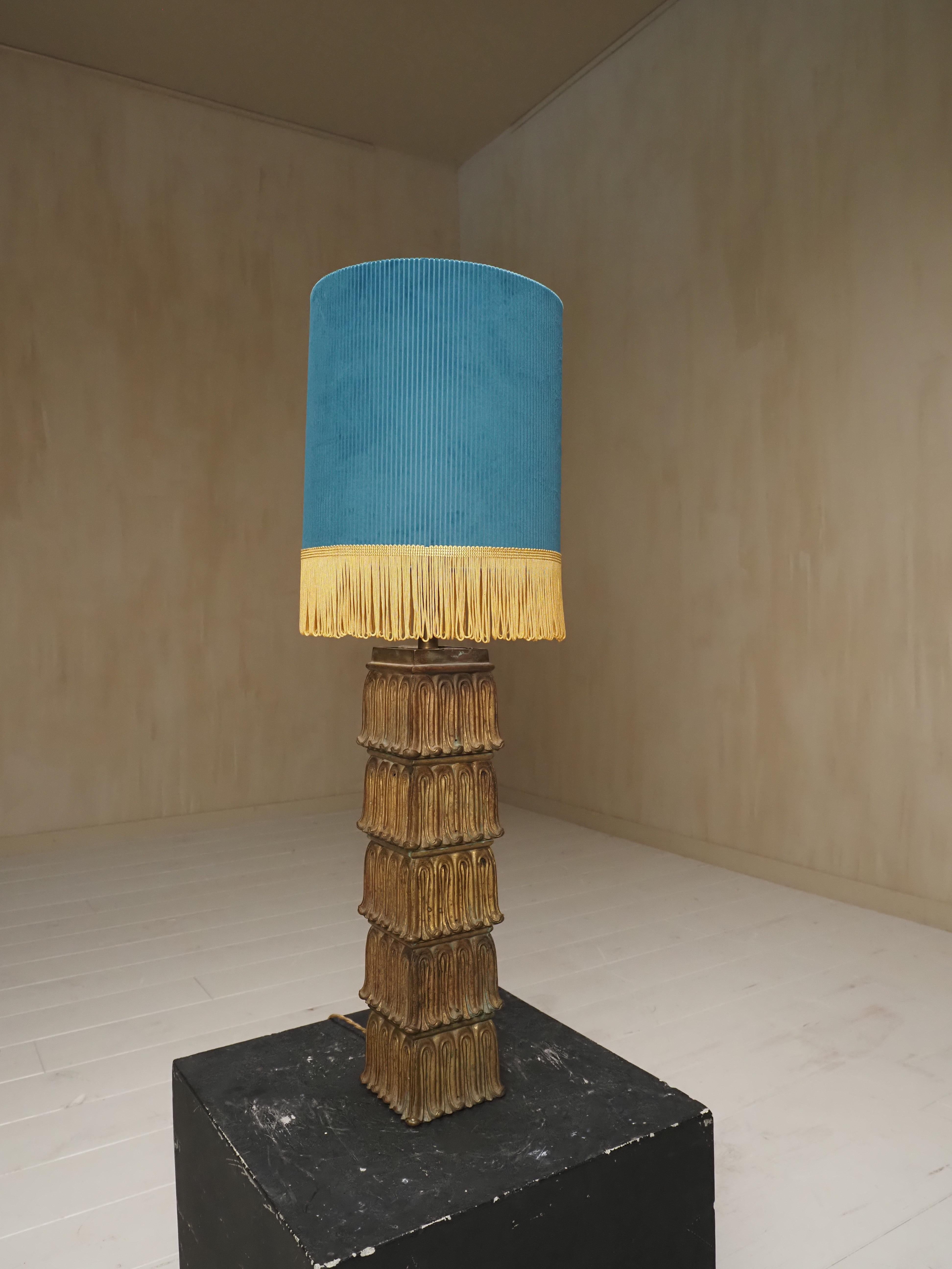 Lampada da tavolo Art Deco in bronzo del 1930 in vendita 9