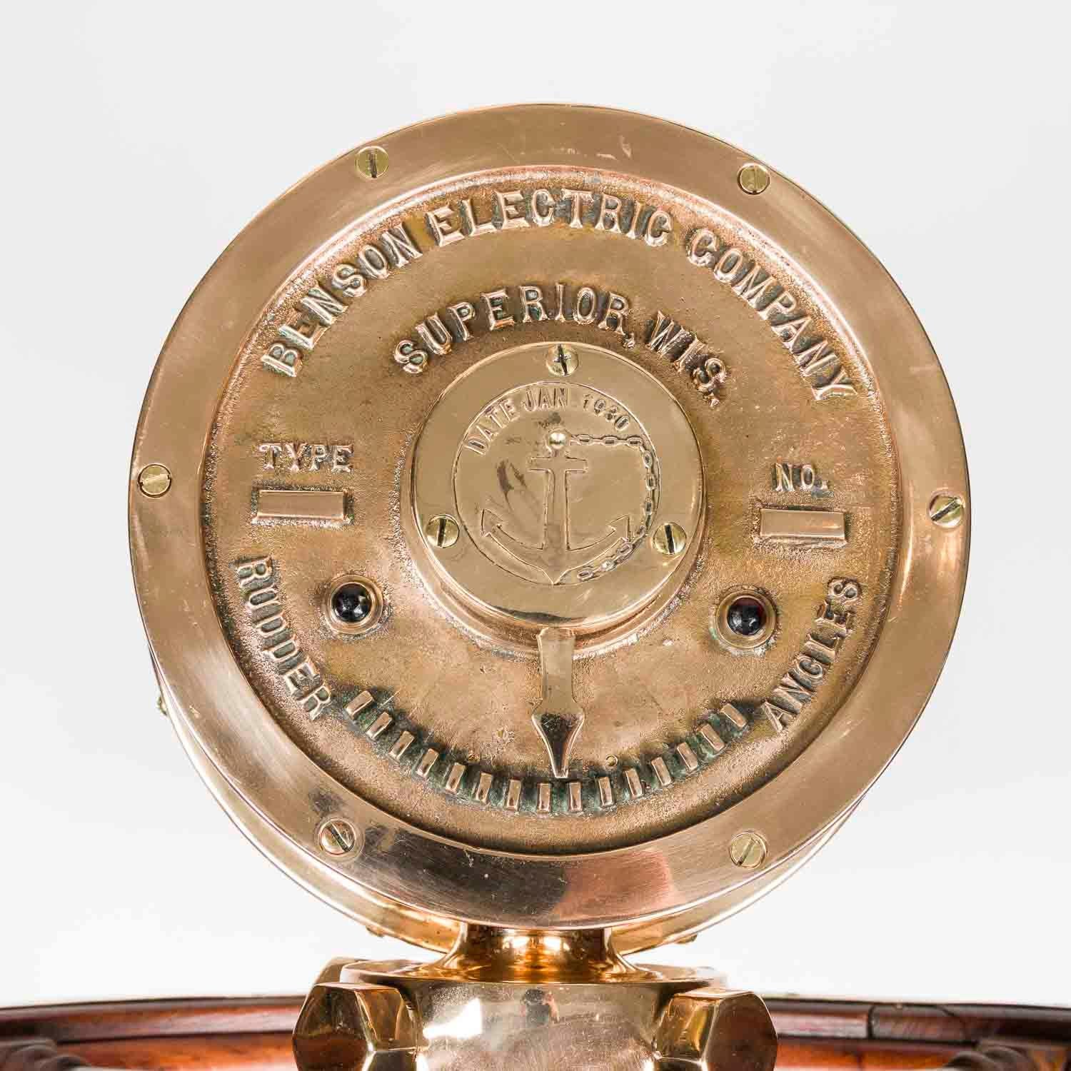 20ième siècle Casquette de conduite des années 1930 de la Benson Electric Co du Wisconsin en vente