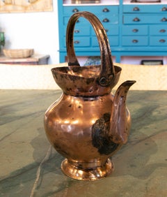 1930s Bronze Teapot with Handle