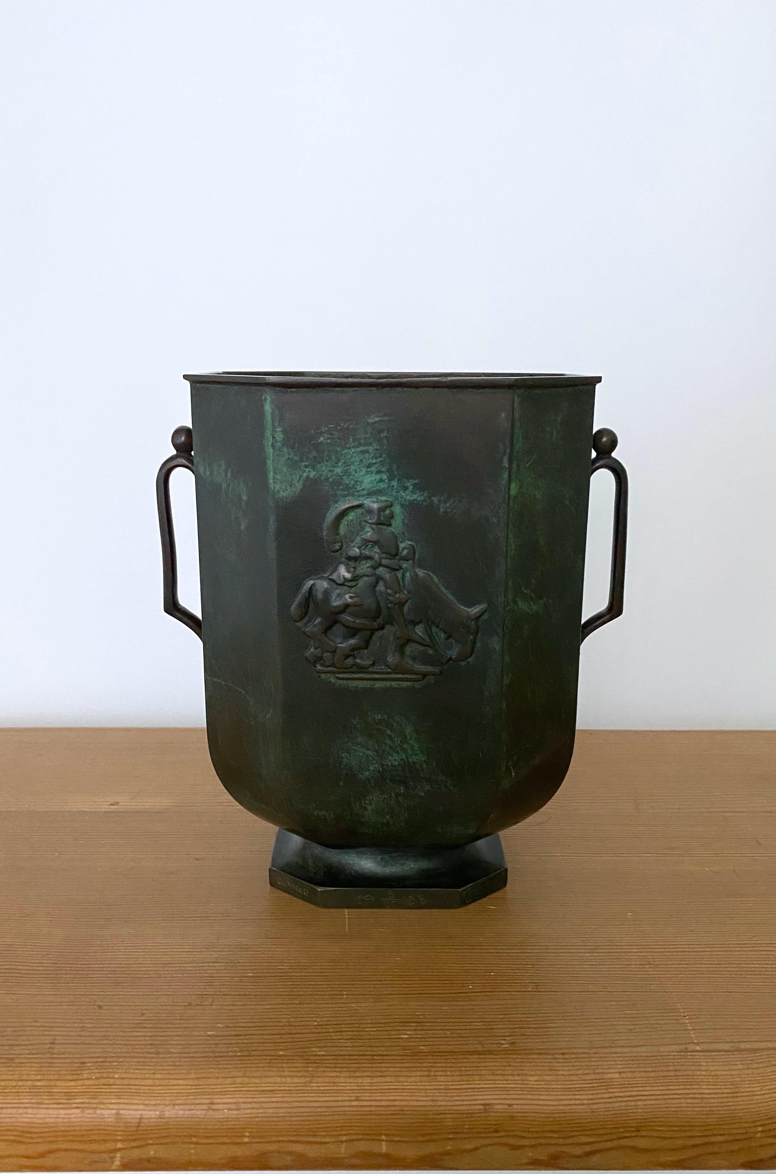 Bronzegehäuse aus den 1930er Jahren von Just Andersen für GAB 2